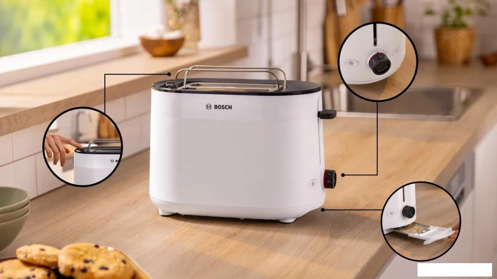 Тостер Bosch TAT2M121- фото3