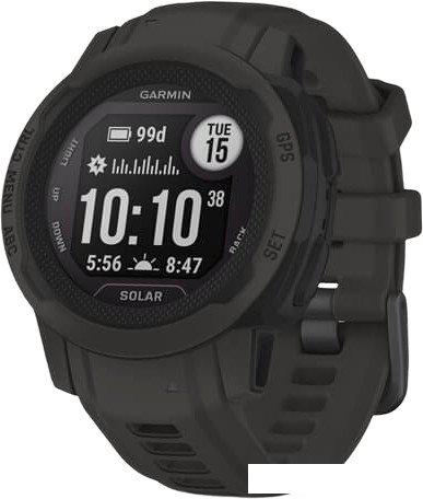 Умные часы Garmin Instinct 2S Solar (графит)- фото