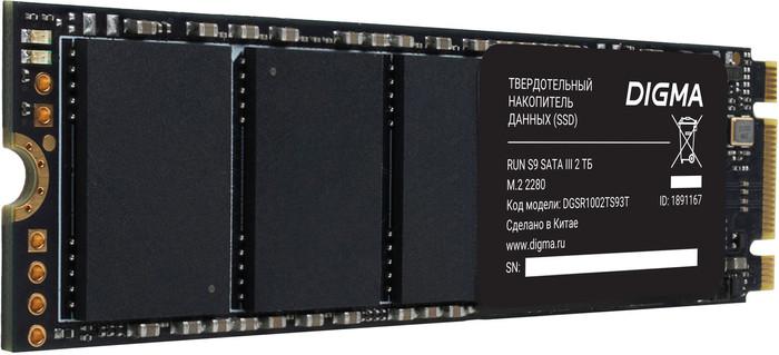 SSD Digma Run S9 2TB DGSR1002TS93T- фото2