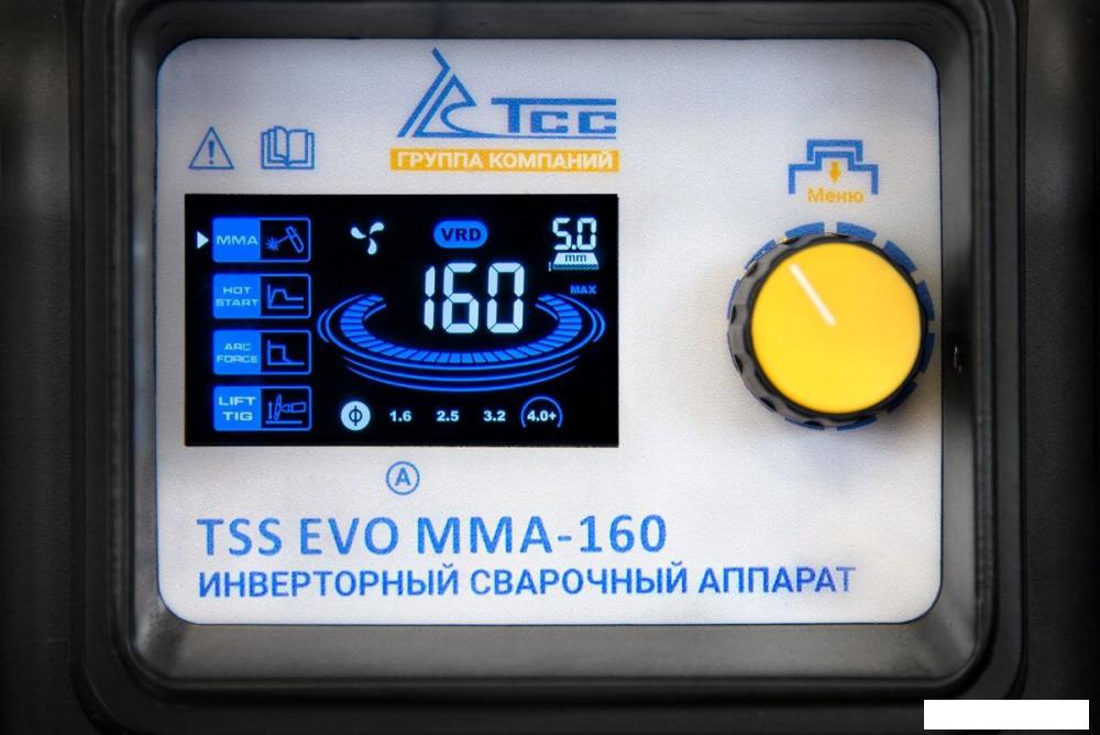 Сварочный инвертор ТСС EVO MMA-160 035245- фото4