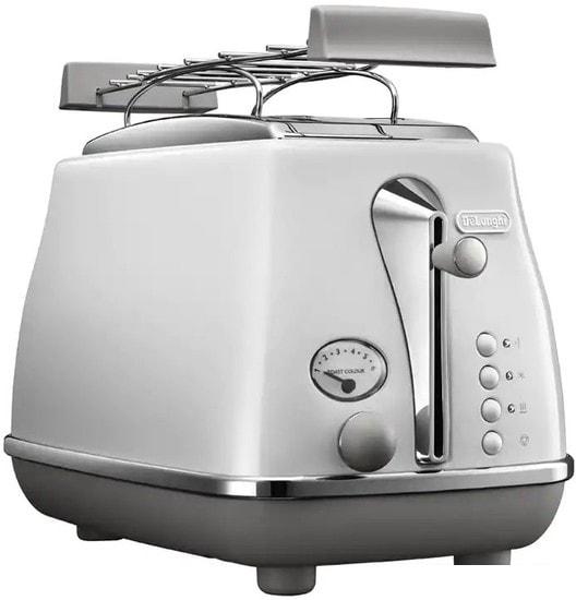 Тостер DeLonghi Icona Capitals CTOC2103.W- фото