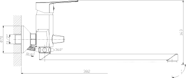 Смеситель Rossinka Silvermix S35-33- фото2