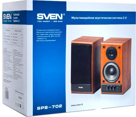 Акустика SVEN SPS-702 (коричневый)- фото3