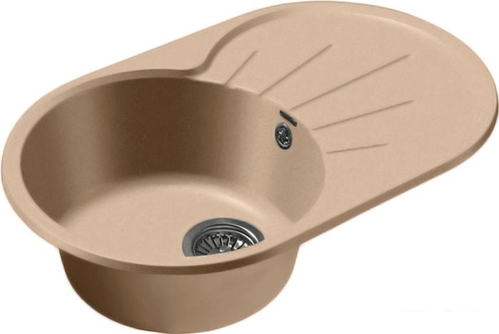 Кухонная мойка GranFest GF-R750L (топаз)- фото