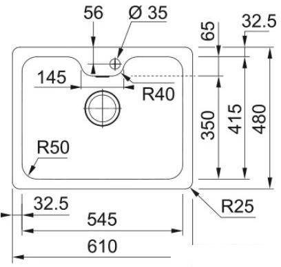 Кухонная мойка Franke Bell BCX 110-55 TL 122.0689.806- фото2