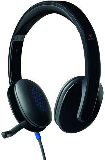 Наушники с микрофоном Logitech USB Headset H540- фото3