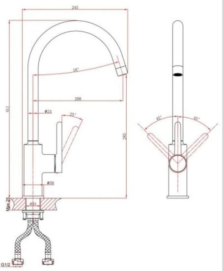 Смеситель A-Five A5-0824- фото2