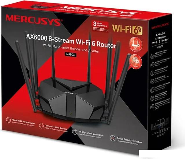 Wi-Fi роутер Mercusys MR90X V1- фото3