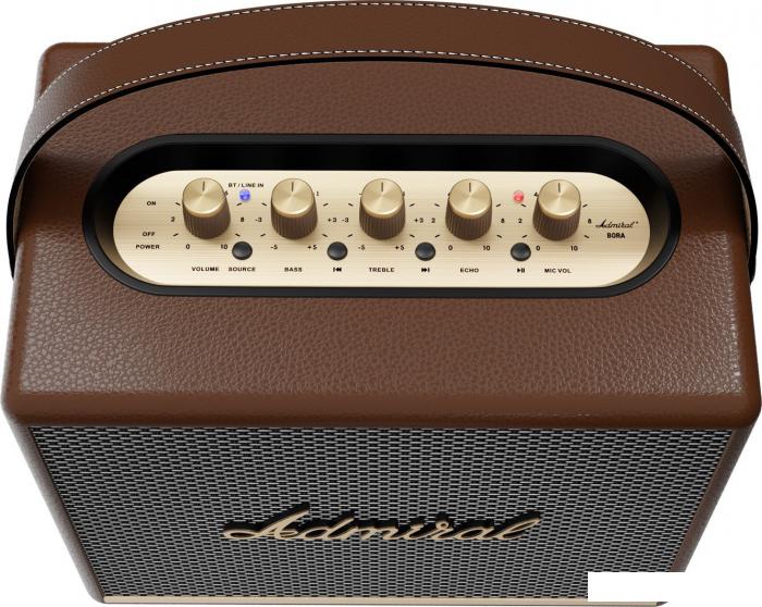 Беспроводная колонка Admiral Audio Levant (коричневый)- фото4