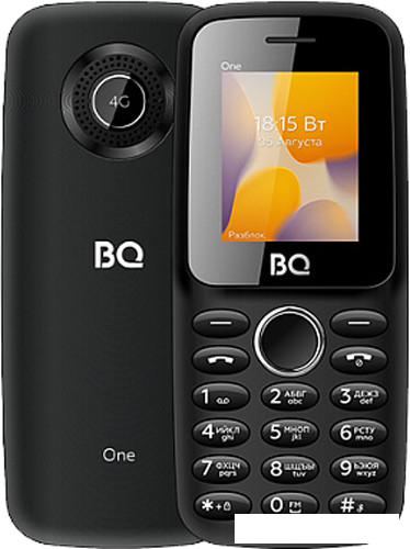 Кнопочный телефон BQ-Mobile BQ-1800L One (черный)- фото