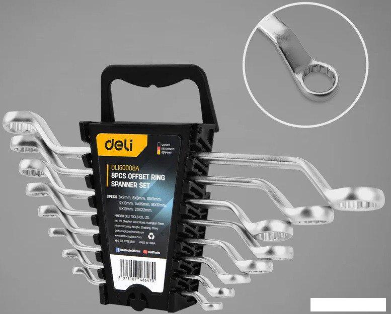 Набор ключей Deli DL150008A (8 предметов)- фото