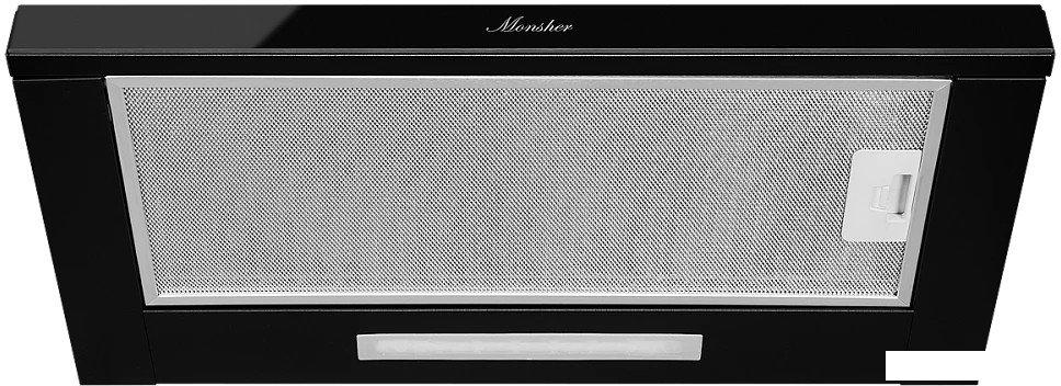 Кухонная вытяжка Monsher LAUTREC 60 Noir Verre- фото2