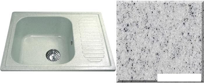 Кухонная мойка Ulgran U-202 (серый)- фото