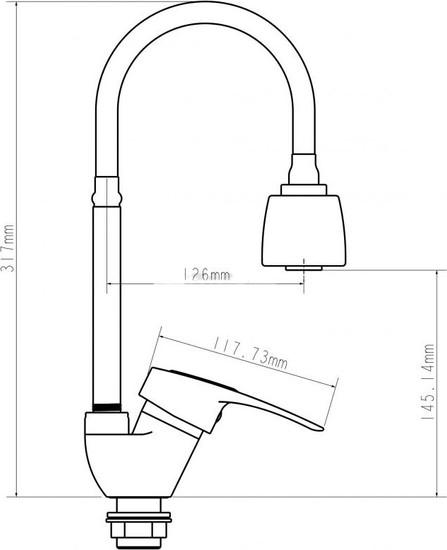 Смеситель Econoce EC0291WT- фото2