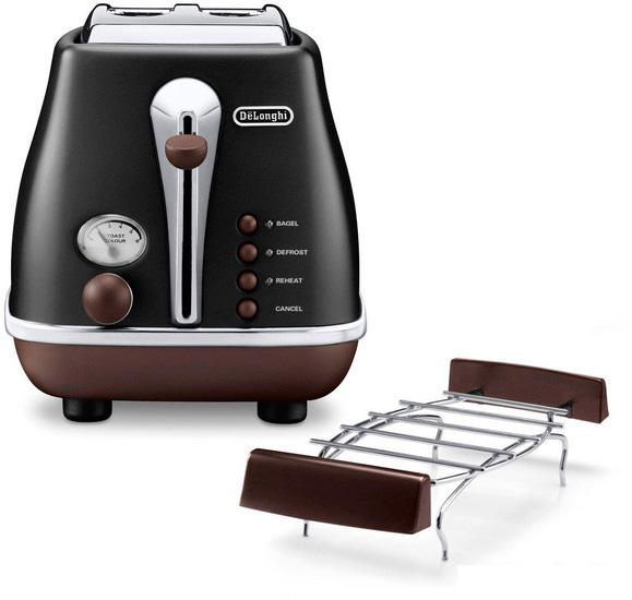 Тостер DeLonghi CTOV 2103.BK- фото2