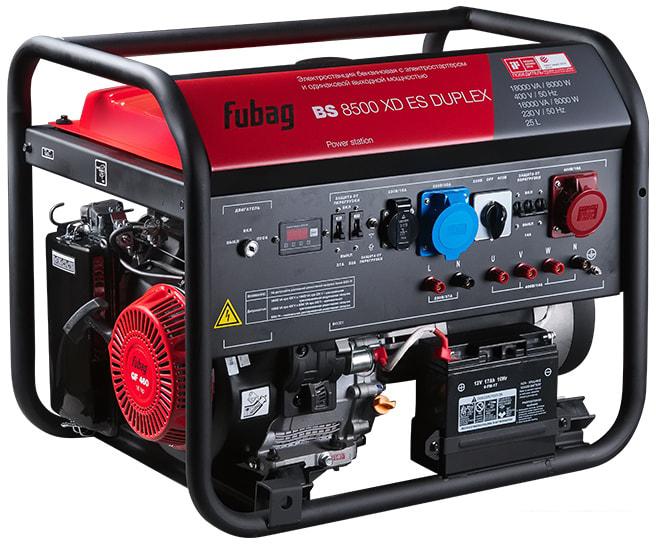 Бензиновый генератор Fubag BS 8500 XD ES Duplex- фото