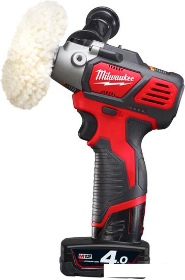 Полировальная машина Milwaukee M12 BPS-421X 4933447799 (с 2-мя АКБ, кейс)- фото