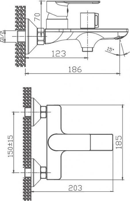 Смеситель Haiba HB60505-3- фото2