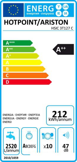 Посудомоечная машина Hotpoint-Ariston HSIC 3T127 C- фото2