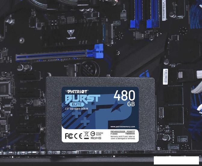 SSD Patriot Burst Elite 480GB PBE480GS25SSDR- фото4