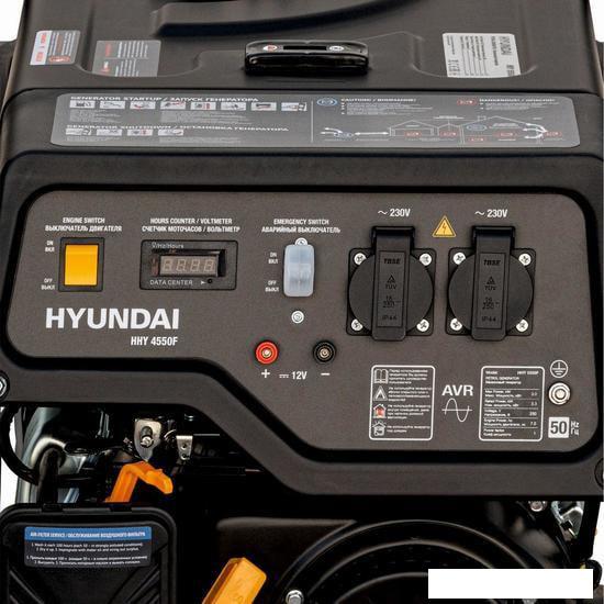 Бензиновый генератор Hyundai HHY 4550F- фото3