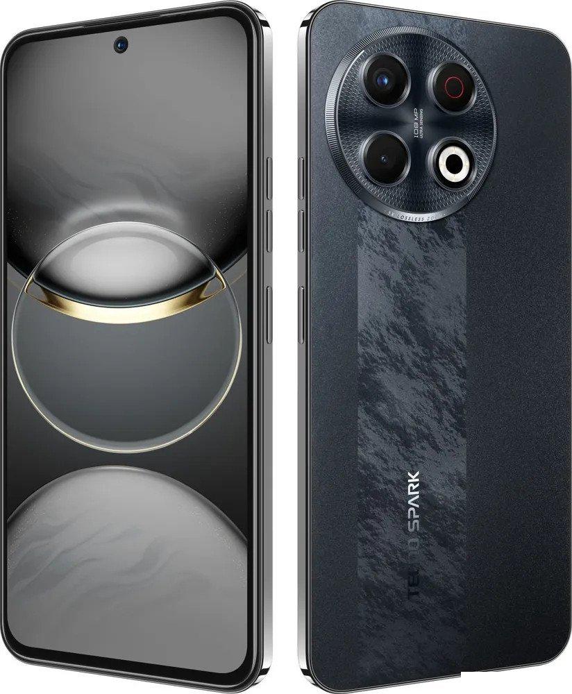 Телефон Tecno Spark 30 Pro 8GB/128GB (черный)- фото2