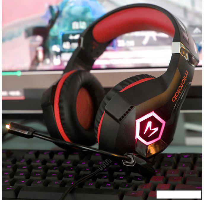 Наушники Microlab G7 (черный/красный)- фото3