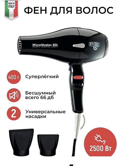 Фен ETI Micro Stratos SDL (черный)- фото3