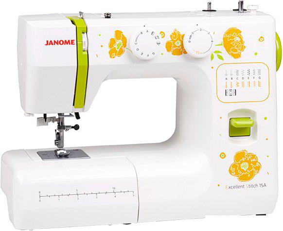 Электромеханическая швейная машина Janome Excellent Stitch 15A- фото
