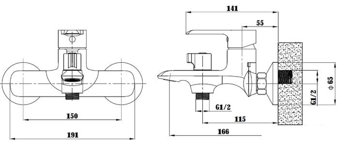 Смеситель Esko Sorrento SR54- фото2