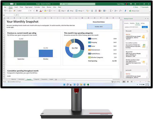 Монитор Lenovo ThinkVision P27h-30 63A1GAT1EU- фото