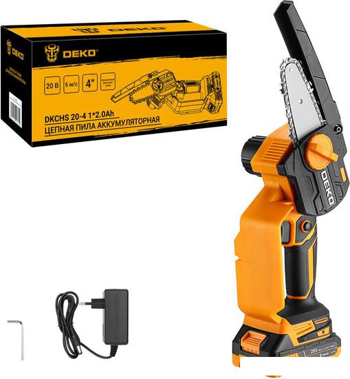 Аккумуляторная пила Deko DKCHS 20-4 063-4480 (с 1-им АКБ)
