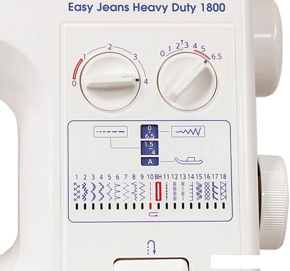 Швейная машина Janome Easy Jeans Heavy Duty 1800- фото2