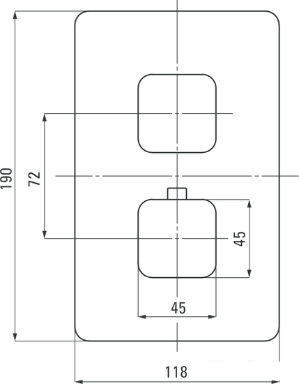 Смеситель без скрытого механизма Deante Box BXY 0ECT- фото2