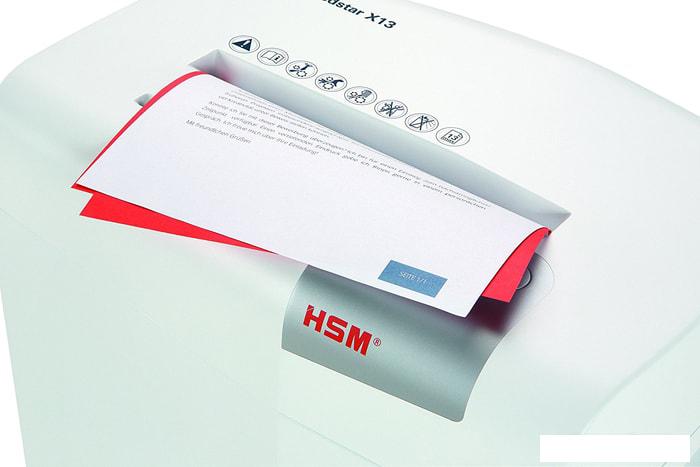 Шредер HSM Shredstar X13 (4.0x37) (белый)- фото2