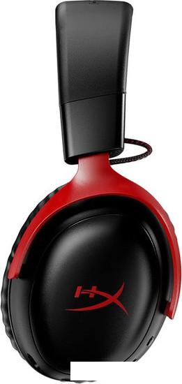 Наушники HyperX Cloud III Wireless (черный/красный)- фото2