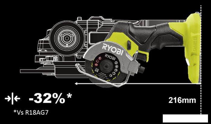 Дисковая (циркулярная) пила Ryobi RCT18C-0 5133004953 (без АКБ)- фото4