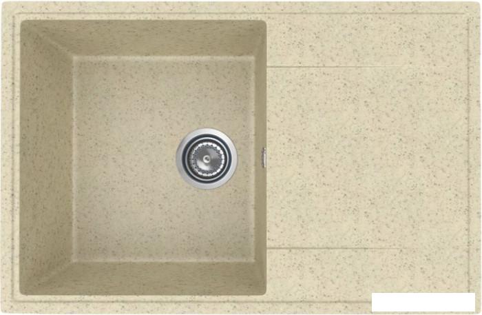 Кухонная мойка Practik PR-M 735-002 (слоновая кость)- фото