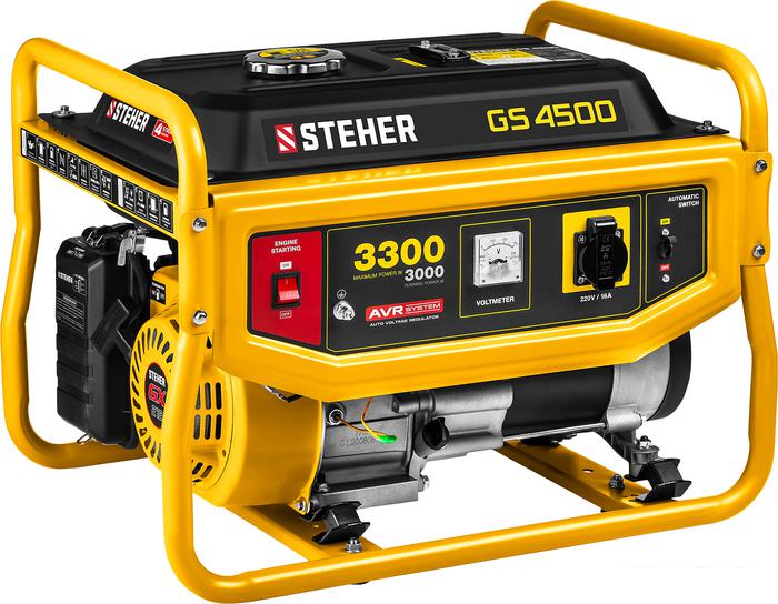Бензиновый генератор Steher GS-4500- фото