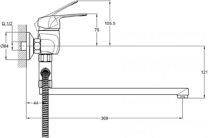 Смеситель G.Lauf KLO7-B048- фото3
