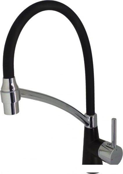 Смеситель Ledeme L4399B-2 (хром/черный)- фото