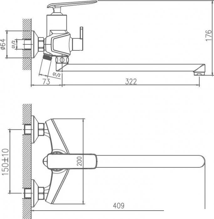 Смеситель Haiba HB22548-7- фото2