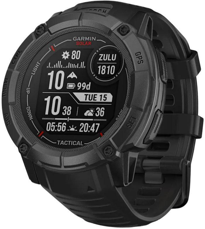 Умные часы Garmin Instinct 2x Solar Tactical Edition (черный)- фото