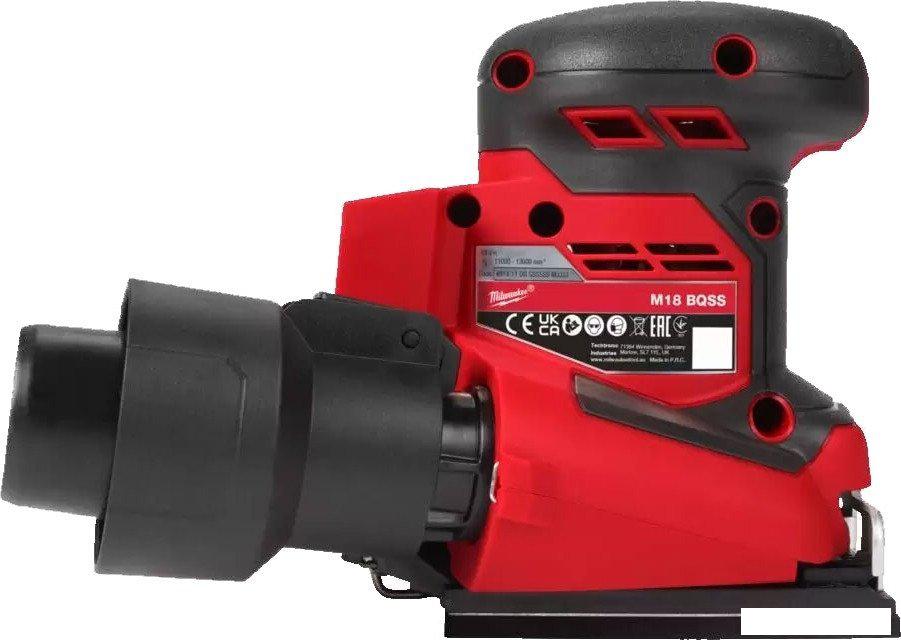 Виброшлифмашина Milwaukee M18 BQSS-502B 4933479967 (с 2-мя АКБ, сумка)- фото2