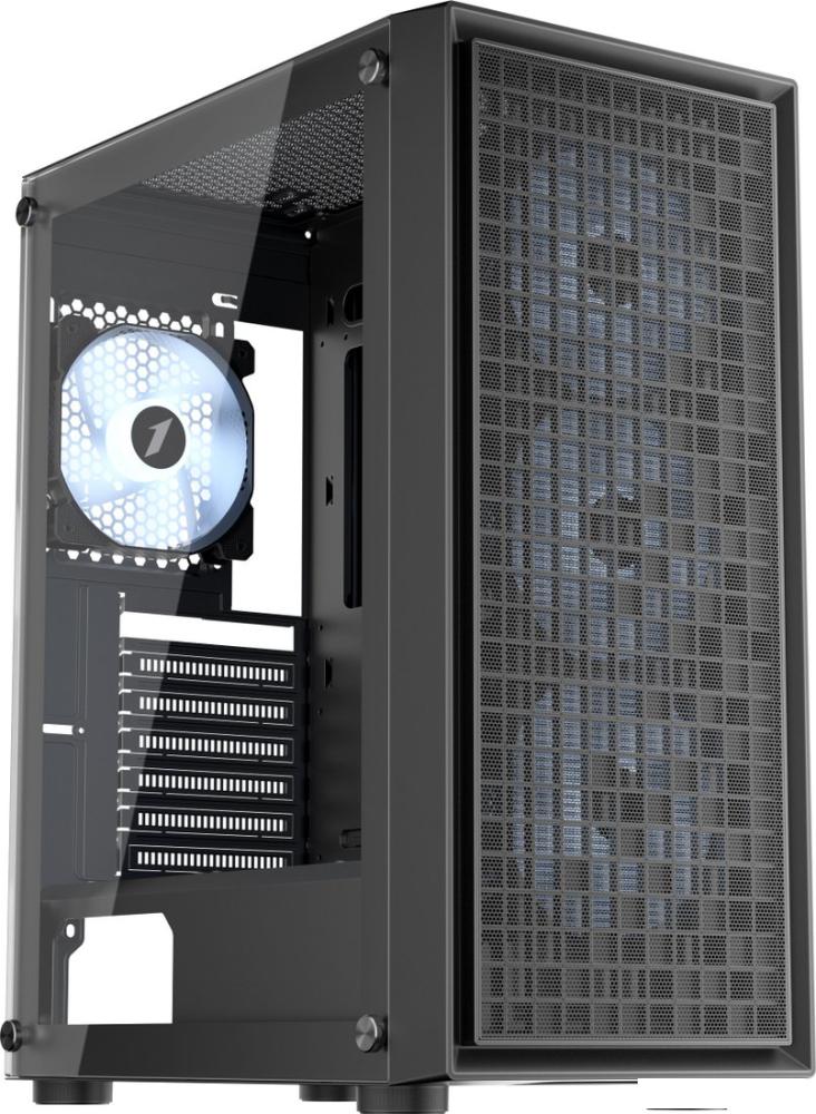 Корпус 1stPlayer GO6 GO6-BK-4FS7 (черный)