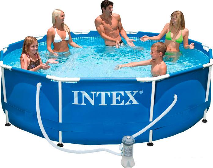 Каркасный бассейн Intex Metal Frame 305х76 (56999/28202)