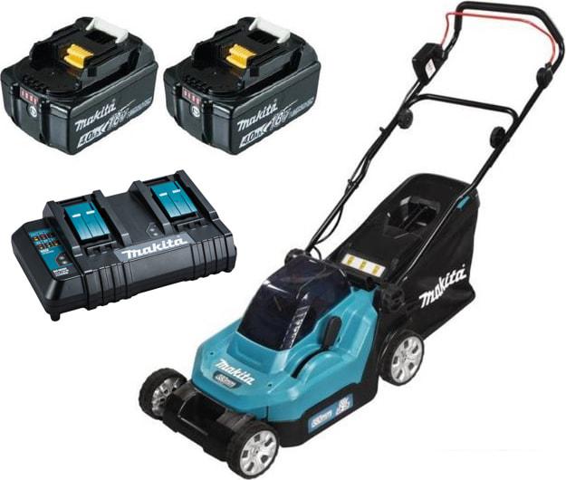 Газонокосилка Makita DLM382CM2 (с 2-мя АКБ)- фото