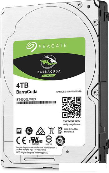 Жесткий диск Seagate Barracuda 4TB [ST4000LM024]- фото3