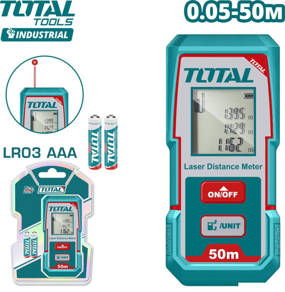 Лазерный дальномер Total TMT55016