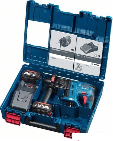 Перфоратор Bosch GBH 180-LI Professional 0611911121 (с 2-мя АКБ, кейс)- фото3